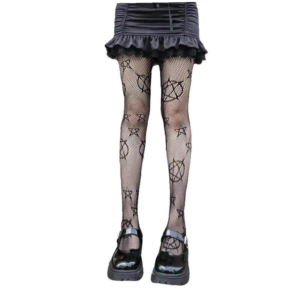 Les Queues de Sardines　魚　タイツ　黒　フィッシュ Les Queues de Sardines 魚 タイツ 黒 フィッシュ